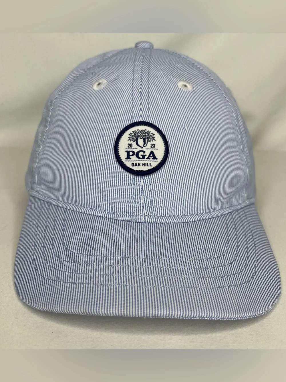 Oak Hill Light Blue Pinstripe Baseball Cap- Kids